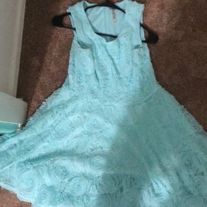 Spring dress with cardigan